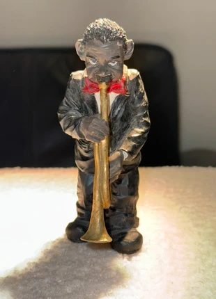 Figurine Vintage - Trompettiste Élégant, merk: Original, staat: Heel goed, € 7,90, € 9,00 inclusief Kopersbescherming
