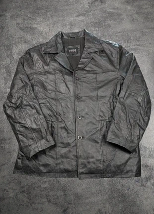 Veste long manteau en cuir à bouton noir Pelle Cuir Homme vintage - size L, marke: Vintage Dressing, zustand: Sehr gut, größe: L, 24,90 €, 26,85 € inklusive Vinted-Käuferschutz