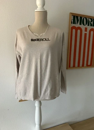 Pull-over Sans marque – Crème – État : Très bon état, condition: Very good, size: S / 36 / 8, €12.00, €13.30 includes Buyer Protection Pro