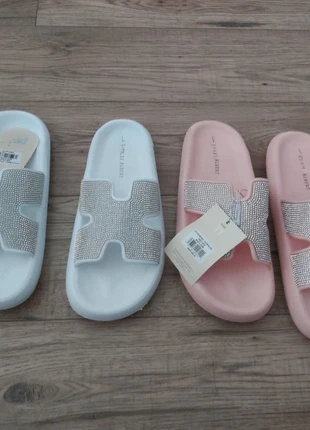 Bundle USA rhinestone sandals, size uk 4.5, EU 38, summer Shoes, slippers, cut out details, brand: Charles Albert, condition: New with tags, size: 4.5, £5.99, £6.99 includes Buyer Protection Pro