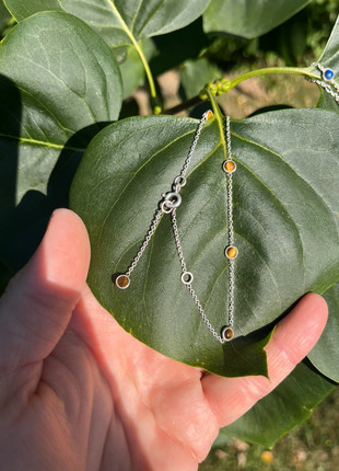 Bracelet argent 925 & œil de tigre, marque: Argent, état: Neuf sans étiquette, 19,00 €, 20,65 € Protection acheteurs incluse