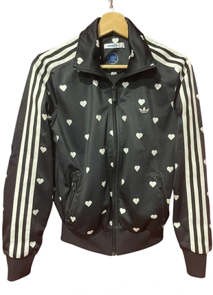 Limited Edition White Heart Print Big Trefoil Logo Adidas Track Jacket – Size M, marque: adidas, état: Neuf sans étiquette, taille: M / 38 / 10, 69,99 €, 74,19 € Protection acheteurs incluse