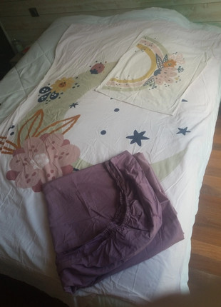 Parure de lit Lune étoilée - Lit 1 place, marca: Autre Chose, estado: Muy bueno, tamaño: Individual (135-150 cm x 200-220 cm), 5,00 €, 5,95 € Protección al comprador incluida