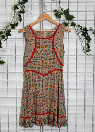 Vintage 60s patterned summer sun dress swing, brand: Vintage Dressing, condition: Very good, size: S / 8, £16.00, £17.50 includes Buyer Protection