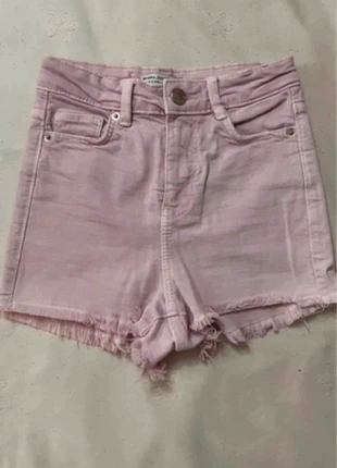Pantalón vaquero corto rosa talla 32 Bershka, marca: Bershka, estado: Novo sem etiquetas, tamanho: XXS / 32 / 4, €7.00, €8.05 inclui Proteção do Comprador