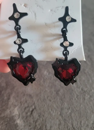 Vampire heart gothic earrings, brand: Fashion Jewellery, condition: New with tags, £6.00, £7.00 includes Buyer Protection