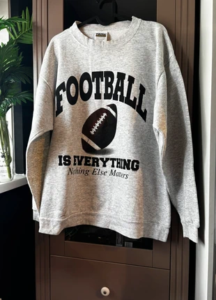 Vintage Tultex Football Is Everything Nothing Else Matters Grey Sweatshirt Size Large, brand: Tultex, condition: Good, size: L, £18.00, £19.60 includes Buyer Protection