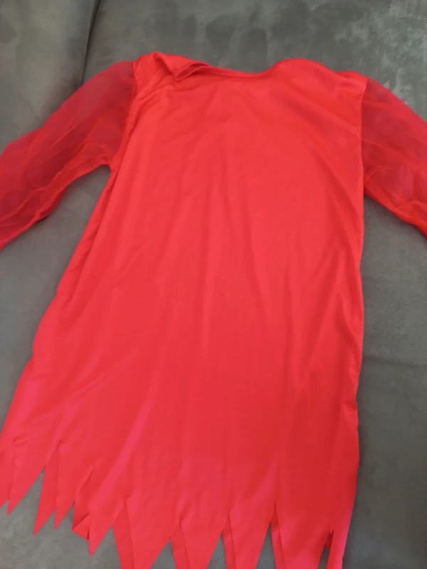 Robe déguisement fille 7/10 ans diable halloween