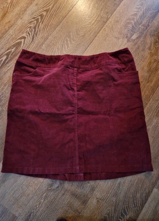 Wijnrode leuke ribrok, merk: Bonprix, staat: Heel goed, maat: 7XL / 54 / 26, € 4,50, € 5,43 inclusief Kopersbescherming