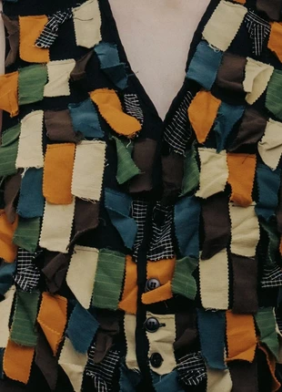 Jean Paul Gaultier 1980s Fabric Sample Vest Size: EU 50 (fits Medium), marke: Jean Paul Gaultier, zustand: Sehr gut, größe: 50, 1 000,00 €, 1 050,70 € beinhaltet Vinted-Käuferschutz Pro