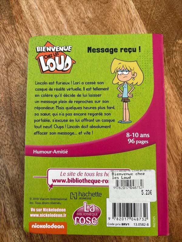 Livre Bienvenue chez les Loud « message reçu » - photo numéro 2