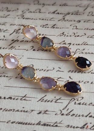 Boucles d'oreilles pendantes en Pierres naturelles Style GAS, marca: Gas Bijoux, estado: Novo sem etiquetas, €35.00, €37.45 inclui Proteção do Comprador Pro
