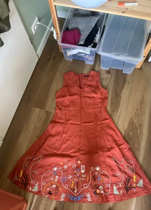 Ivko linnen dress 46, marca: Ivko, estado: Muito bom, tamanho: XXXL / 46 / 18, €60.00, €63.70 inclui Proteção do Comprador