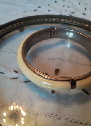 Bracelet vintage bakélite et métal, marque: sans, état: Bon état, 18,00 €, 19,60 € Protection acheteurs incluse
