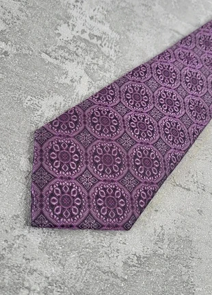 Duchamp Luxury Silk Tie Pattern Circle Motif Hand in UK Purple, brand: Duchamp, condition: Very good, £29.95, £32.15 includes Buyer Protection