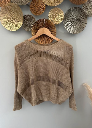 Pull col rond doré Deeluxe S, marca: Deeluxe, estado: Nuevo sin etiquetas, tamaño: S / 36 / 8, 10,00 €, 11,20 € Protección al comprador incluida