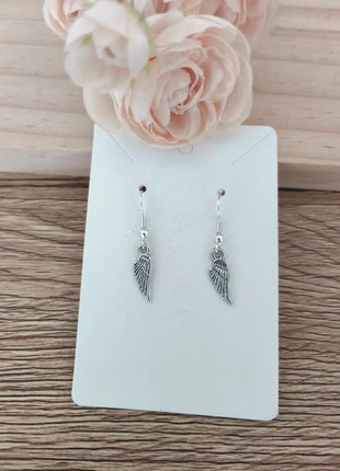 🌿 Boucles d'oreilles pendantes argentees ailes d'ange, marque: Fashion Jewelry, état: Neuf sans étiquette, 1,00 €, 1,75 € Protection acheteurs incluse