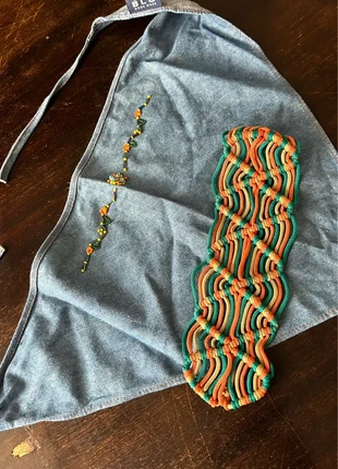 Bandana jeans vintage e fascia per i capelli, marca: Occhiblu, estado: Muy bueno, 5,00 €, 5,95 € Protección al comprador incluida