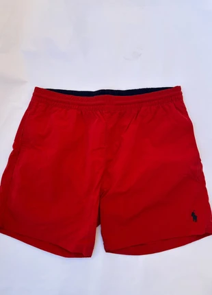 Short de bain Ralph Lauren rouge avec logo brodé, marke: Ralph Lauren, zustand: Sehr gut, größe: XL, 35,00 €, 37,45 € inklusive Vinted-Käuferschutz