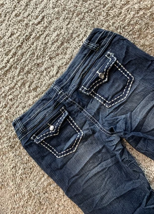 Jean Broderie Y2K coupe évasé taille XXL flare - 2000s femme style miss me A656, merk: Vintage Dressing, staat: Heel goed, maat: XXL / 44 / 16, € 22,00, € 23,80 inclusief Kopersbescherming Pro