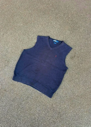 Sweat sans manche Ralph Lauren bleu marine L vintage, marke: Ralph Lauren, zustand: Sehr gut, größe: L, 28,00 €, 30,10 € inklusive Vinted-Käuferschutz