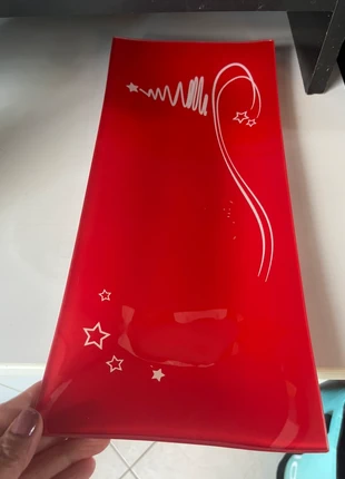 Assiette en verre style Noël, état: Bon état, 3,00 €, 3,85 € Protection acheteurs (Pro) incluse