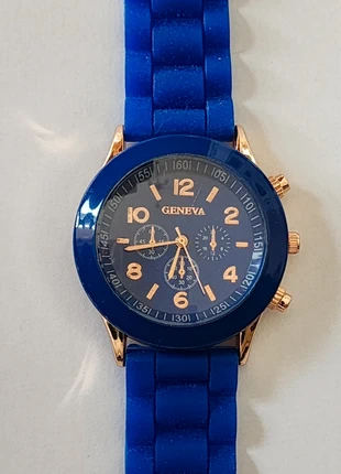 New blue wristwatch, brand: Geneva, condition: New without tags, size: 30–38 mm, £12.00, £13.30 includes Buyer Protection