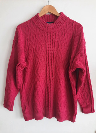 Pull vintage en laine peignée framboise taille 40/42, marque: Vintage Dressing, état: Très bon état, taille: XL / 42 / 14, 18,00 €, 19,60 € Protection acheteurs incluse