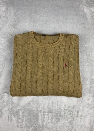 Torsadé Polo Ralph Lauren col rond | Taille M | kaki logo bordeaux, marca: Ralph Lauren, estado: Muy bueno, tamaño: M, 49,90 €, 53,10 € Protección al comprador incluida