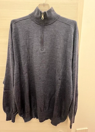 Maglione di lana uomo con zip, merk: Andrea Fenzi, staat: Heel goed, maat: XL, € 5,00, € 5,95 inclusief Kopersbescherming