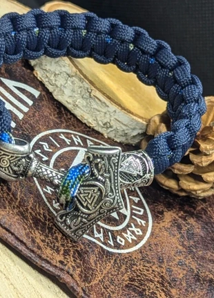 Bracelet viking mjolnir marteau de Thor paracorde bijoux nordique, condizioni: Ottime, €22.00, €23.80 include la Protezione acquisti Pro
