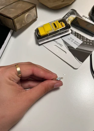 Anillo solitario con piedra de plata, marca: Plata, estado: Muy bueno, tamaño: 16,9 mm Ø / 13,5, 18,00 €, 18,90 € Protección al comprador incluida