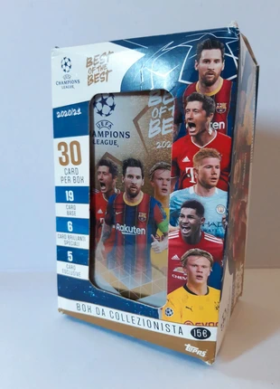 Boite box Topps Best of the Best Champions League 2020 2021  booster carte exclusive brillante, marke: Topps, zustand: Neu, mit Etikett, 30,00 €, 32,20 € beinhaltet Vinted-Käuferschutz Pro