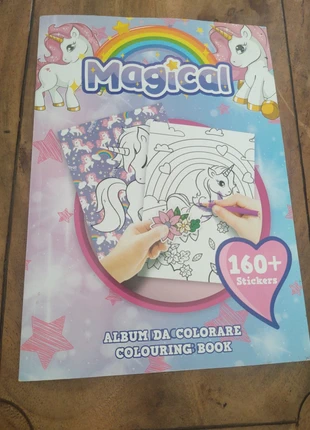 Magical album da colorare con 160 stikers, brand: Magical, condizioni: Buone, taglia: Taglia unica, €3.00, €3.85 include la Protezione acquisti
