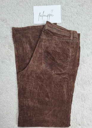 Pantalon velour jag marron , stretch, coupe droite, corduroy coupe droite, taille FR38, marca: Vintage Dressing, estado: Bom, tamanho: M / 38 / 10, €11.00, €12.25 inclui Proteção do Comprador Pro