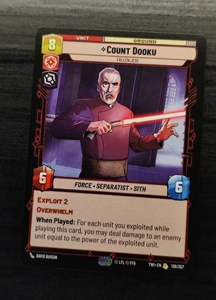Count Dooku, marca: FANTASY FLIGHT GAMES, estado: Nuevo sin etiquetas, 1,00 €, 1,75 € Protección al comprador incluida