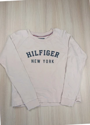 Sweat Tommy Hilfiger beige clair logo Hilfiger New York vintage M, marke: Tommy Hilfiger, zustand: Sehr gut, größe: M / 38 / 10, 20,00 €, 21,70 € inklusive Vinted-Käuferschutz