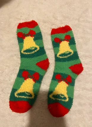 Chaussettes de Noël en polaire, marca: Shein, estado: Novo com etiquetas, tamanho: Tamanho único, €4.00, €4.90 inclui Proteção do Comprador