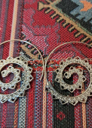 Boucle d'oreille créole métal couleur argent inde india hippie boheme bohemian ethnique bali neuf, marke: Boheme, zustand: Neu, 9,00 €, 10,15 € inklusive Vinted-Käuferschutz