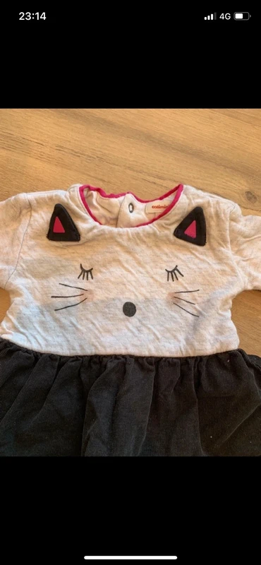 Ensemble combinaison catimini chat taille 3 mois - photo numéro 3
