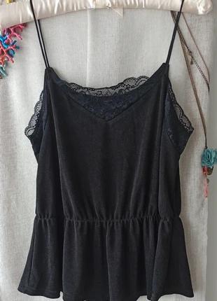 Caraco dentelle noire 🖤, merk: Vero Moda, staat: Nieuw zonder prijskaartje, maat: S / 36 / 8, € 6,00, € 7,00 inclusief Kopersbescherming