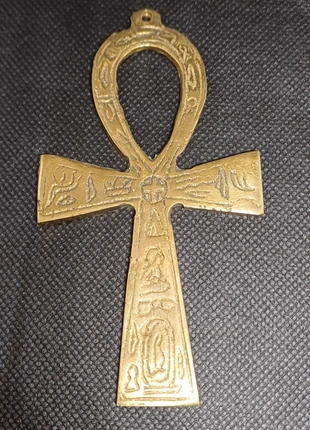 Brass Egyptian Ankh key of life with Hieroglyphics symbols handmade wall hanging/ plaque collectable, brand: Handmade Beauty, condition: New without tags, £23.50, £25.38 includes Buyer Protection