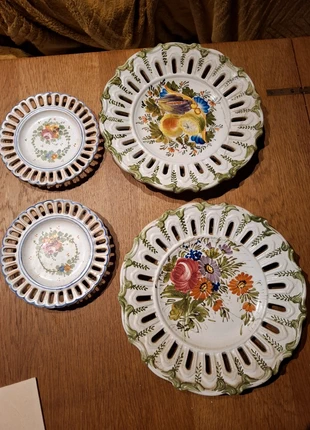 Lot 4 assiettes décoratives Vintage 70's, marque: Top Vintage, état: Très bon état, 6,00 €, 7,00 € Protection acheteurs incluse