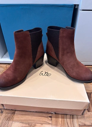 Stivaletti donna pelle vera - bouttines femme cuir, brand: Gusto, condizioni: Nuovo con cartellino, taglia: 39, €23.00, €24.85 include la Protezione acquisti