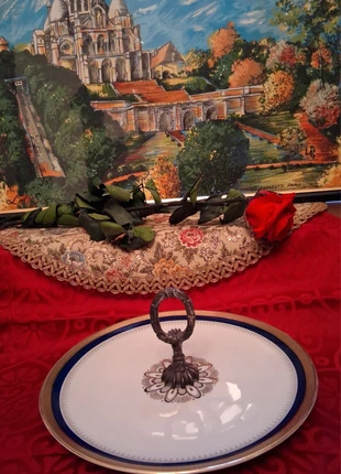 Plateau à dessert en porcelaine de Bavière, brand: Vintage Chic, condition: Good, €19.00, €20.65 includes Buyer Protection Pro