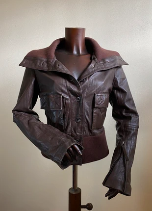 Vintage leather jacket, marca: Vintage Dressing, estado: Novo sem etiquetas, tamanho: M / 38 / 10, €85.00, €89.95 inclui Proteção do Comprador