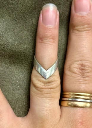 Bague d’archer en argent massif, marca: Argent, estado: Muito bom, tamanho: 17,3 mm Ø / 14,5, €38.95, €41.60 inclui Proteção do Comprador Pro