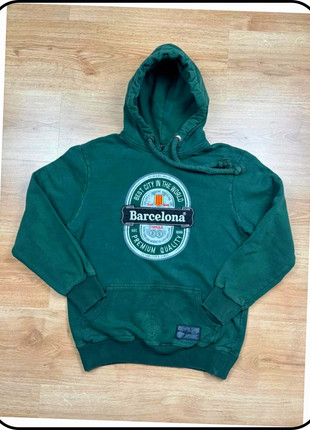 Sweat à capuche Barcelona - Taille M - Vert, marque: FC Barcelona, état: Bon état, taille: M, 4,00 €, 4,90 € Protection acheteurs incluse