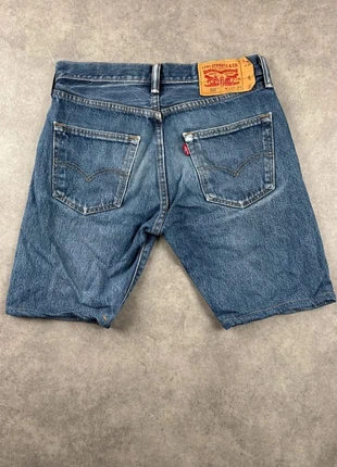 Short en jean Levi's 501 W29 taille S homme coupe droite - SHO0378, merk: Levi's, staat: Goed, maat: W29 | FR 38, € 7,00, € 8,05 inclusief Kopersbescherming Pro