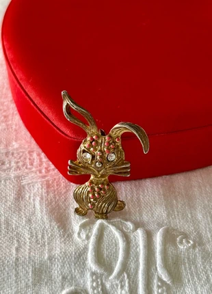 Charmante broche vintage en forme de lapin années 50/70, brand: Vintage Boutique, condition: Good, €9.00, €10.15 includes Buyer Protection